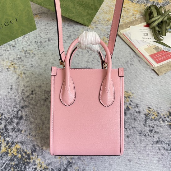 GUCCI MINI TOTE BAG WITH INTERLOCKING G