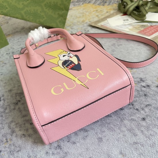 GUCCI MINI TOTE BAG WITH INTERLOCKING G