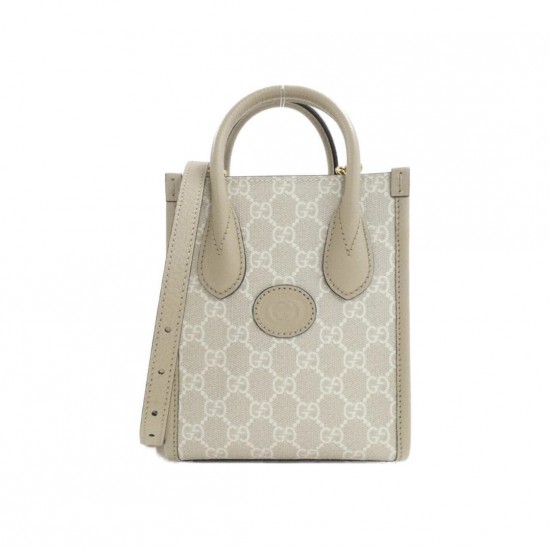 GUCCI MINI TOTE BAG WITH INTERLOCKING G