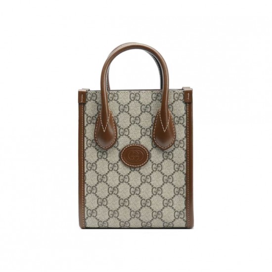 GUCCI MINI TOTE BAG WITH INTERLOCKING G