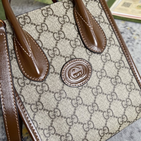 GUCCI MINI TOTE BAG WITH INTERLOCKING G