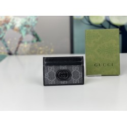 GUCCI CARD CASE WITH INTERLOCKING G