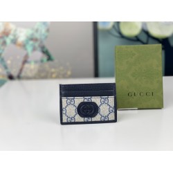 GUCCI CARD CASE WITH INTERLOCKING G