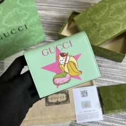 GUCCI GG RAINBOW & STAR BANANYA COMPACT FOLDED WALLET