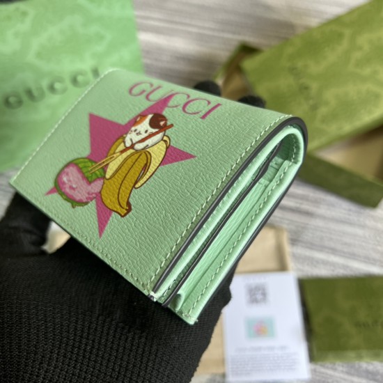 GUCCI GG RAINBOW & STAR BANANYA COMPACT FOLDED WALLET