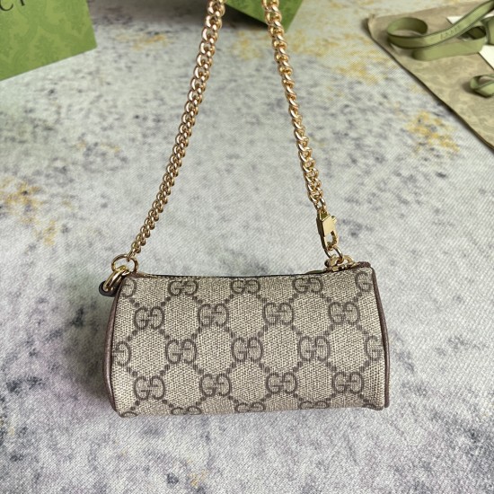 GUCCI COIN PURSE WITH DOUBLE G STRAWBERRY