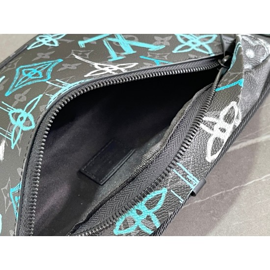 LV DISCOVERY BUMBAG GRAFFITI MULTICOLOR