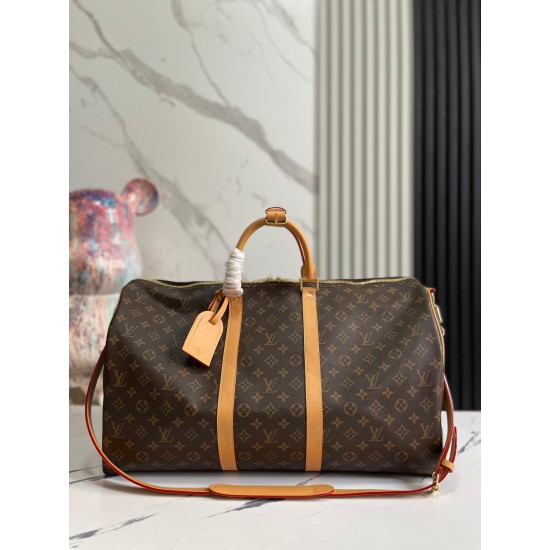 LV KEEPALL BANDOULIERE 55 MONOGRAM