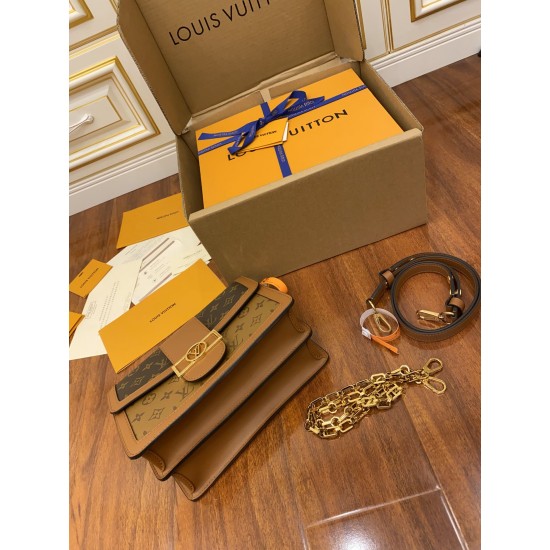 LV DAUPHINE SHOULDER CROSSOBODY BAG