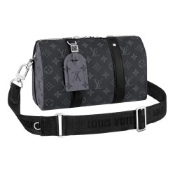 LV CITY KEEPALL MONOGRAM ECLIPSE CANVAS