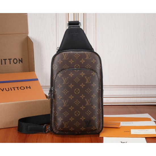 LV AVENUE SLINGBAG NM MONOGRAM MACASSAR CANVAS