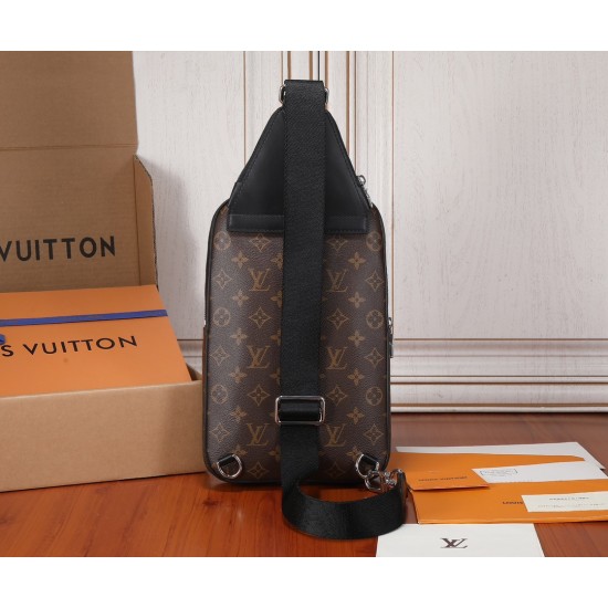 LV AVENUE SLINGBAG NM MONOGRAM MACASSAR CANVAS