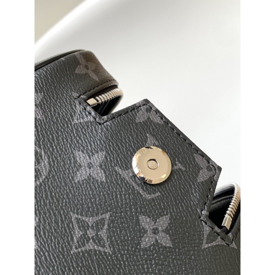 LV DOPP KIT MONOGRAM ECLIPSE CANVAS