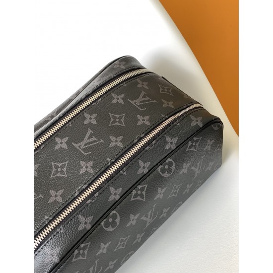 LV DOPP KIT MONOGRAM ECLIPSE CANVAS