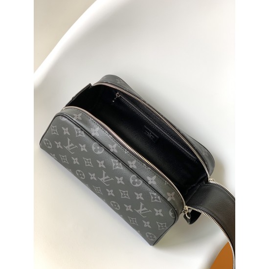 LV DOPP KIT MONOGRAM ECLIPSE CANVAS