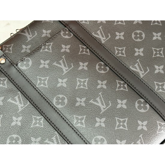 LV PORTE-DOCUMENTS VOYAGE PM MONOGRAM ECLIPSE