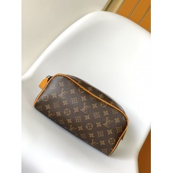 LV DOPP KIT MONOGRAM MACASSAR CANVAS