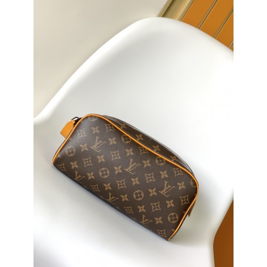 LV DOPP KIT MONOGRAM MACASSAR CANVAS