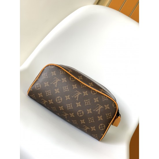 LV DOPP KIT MONOGRAM MACASSAR CANVAS