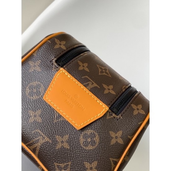 LV DOPP KIT MONOGRAM MACASSAR CANVAS