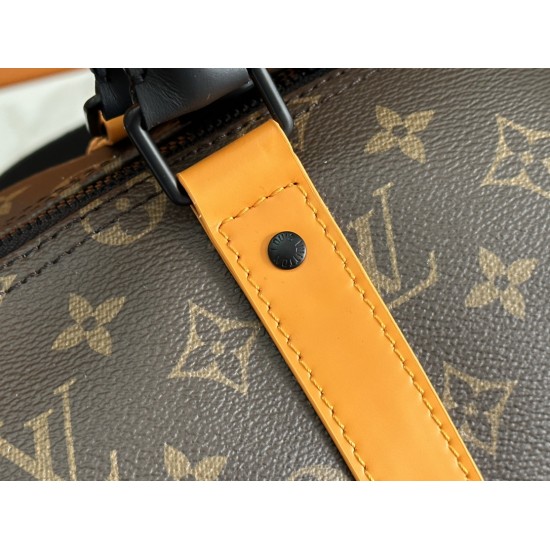 LV KEEPALL BANDOULIERE 55 MONOGRAM MACASSAR