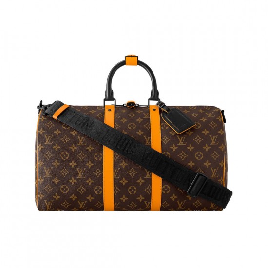 LV KEEPALL BANDOULIERE 55 MONOGRAM MACASSAR