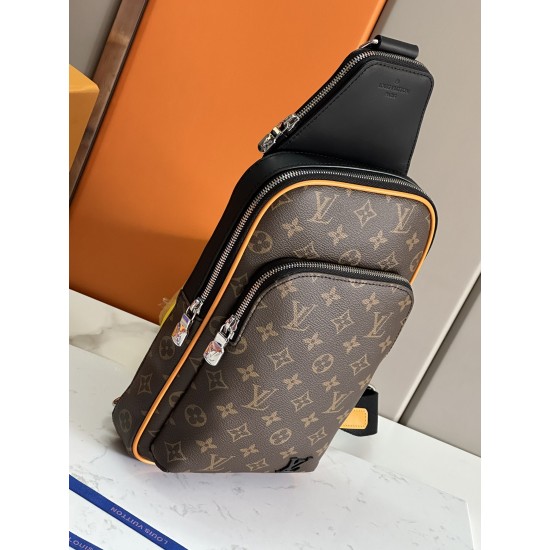 LV AVENUE SLINGBAG NM MONOGRAM MACASSAR CANVAS