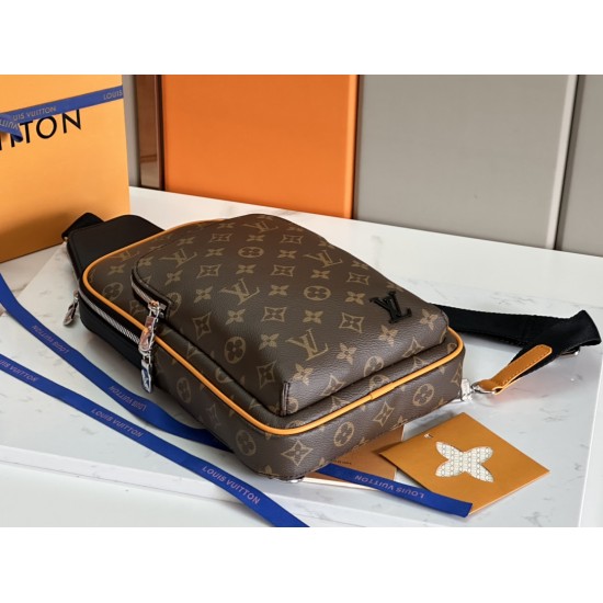 LV AVENUE SLINGBAG NM MONOGRAM MACASSAR CANVAS