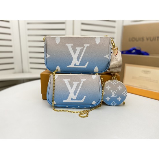 LV MULTI POCHETTE GRADIENT PASTEL