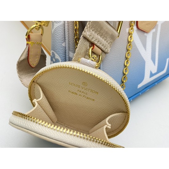 LV MULTI POCHETTE GRADIENT PASTEL