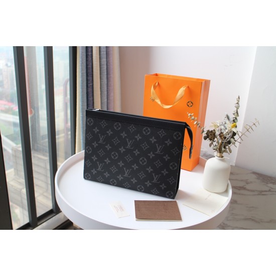 LV POCHETTE VOYAGE MM MONOGRAM ECLIPSE