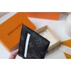 LV DOUBLE CARD HOLDER MONOGRAM ECLIPSE CANVAS