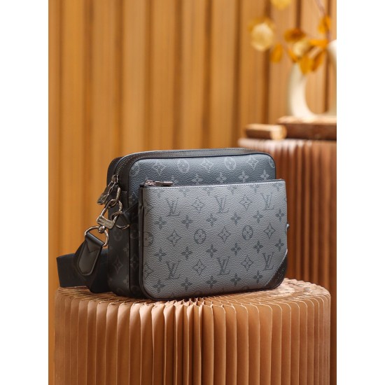 LV TRIO MESSENGER MONOGRAM ECLIPSE CANVAS