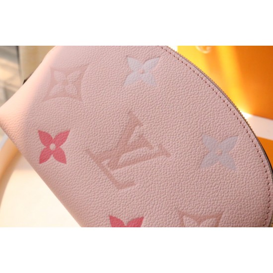 LV MONOGRAM EMPREINTE POCHETTE COSMETIC POUCH PINK