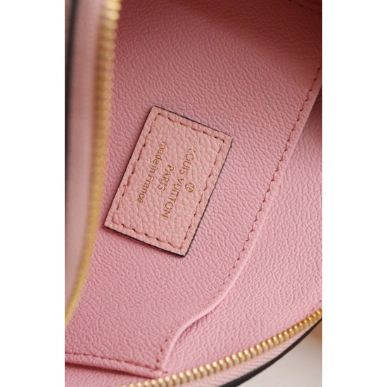 LV MONOGRAM EMPREINTE POCHETTE COSMETIC POUCH PINK