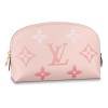 LV MONOGRAM EMPREINTE POCHETTE COSMETIC POUCH PINK