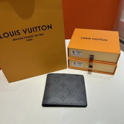 LV SLENDER WALLET MONOGRAM ECLIPSE CANVAS