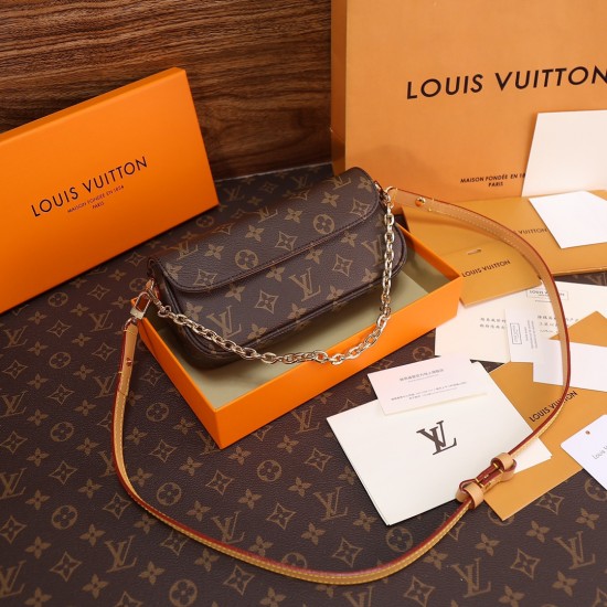 LV WALLET ON CHAIN IVY