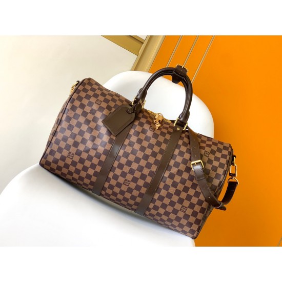 LV KEEPALL BANDOULIERE 45 SHOULDER BOSTON BAG