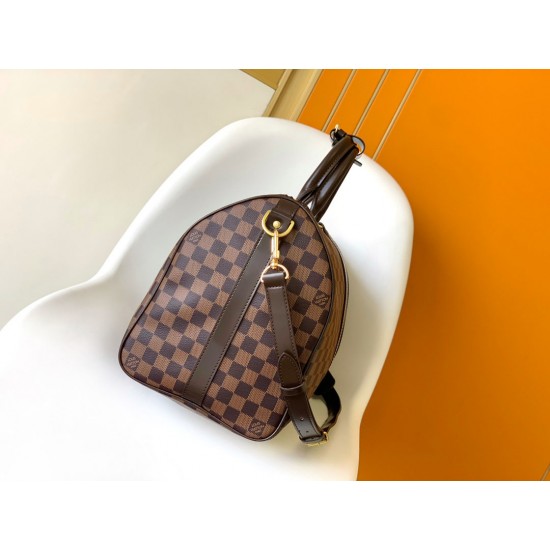 LV KEEPALL BANDOULIERE 45 SHOULDER BOSTON BAG