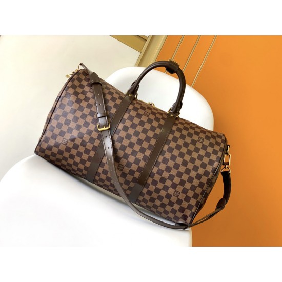 LV KEEPALL BANDOULIERE 45 SHOULDER BOSTON BAG