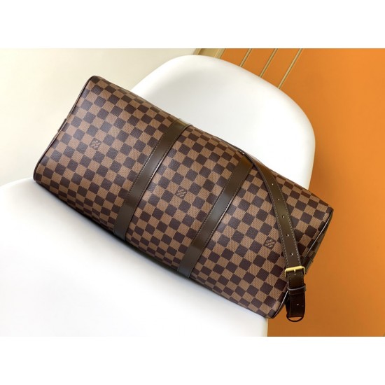 LV KEEPALL BANDOULIERE 45 SHOULDER BOSTON BAG