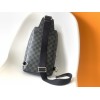 LV AVENUE SLING SHOULDER BAG DAMIER GRAPHITE CANVAS BLACK