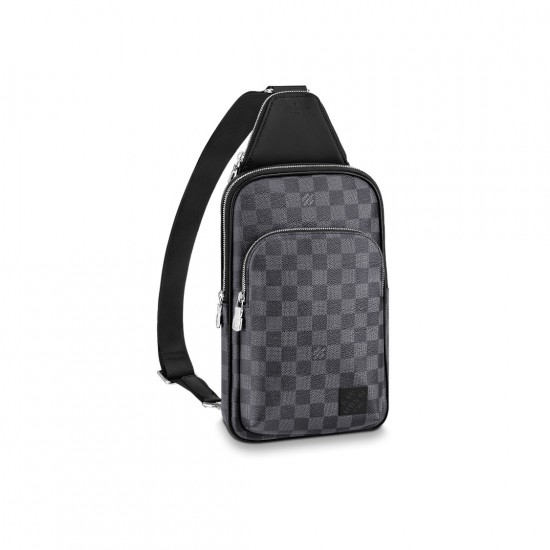 LV AVENUE SLINGBAG NM DAMIER GRAPHITE CANVAS