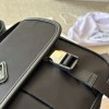 PRADA RE NYLON AND SAFFIANO LEATHER SHOULDER BAG