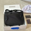 PRADA RE NYLON AND SAFFIANO LEATHER SHOULDER BAG