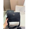 PRADA SAFFIANO-LEATHER SHOULDER BAG