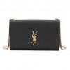 YSL KATE MEDIUM IN GRAIN DE POUDRE EMBOSSED LEATHER SHOULDER BAG