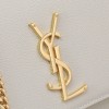 YSL KATE MEDIUM IN GRAIN DE POUDRE EMBOSSED LEATHER SHOULDER BAG