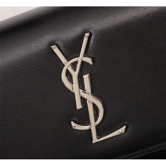 YSL SUNSET CHAIN WALLET IN SMOOTH LEATHER SHOULDER BAG